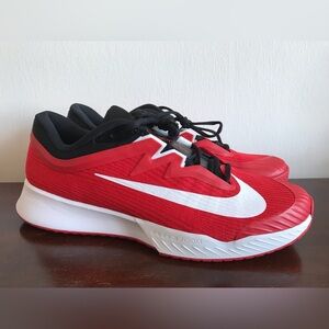 Size 13 Mens Nike Court Air Zoom Vapor Pro 3 HC Tennis Shoes Red FZ2161-600